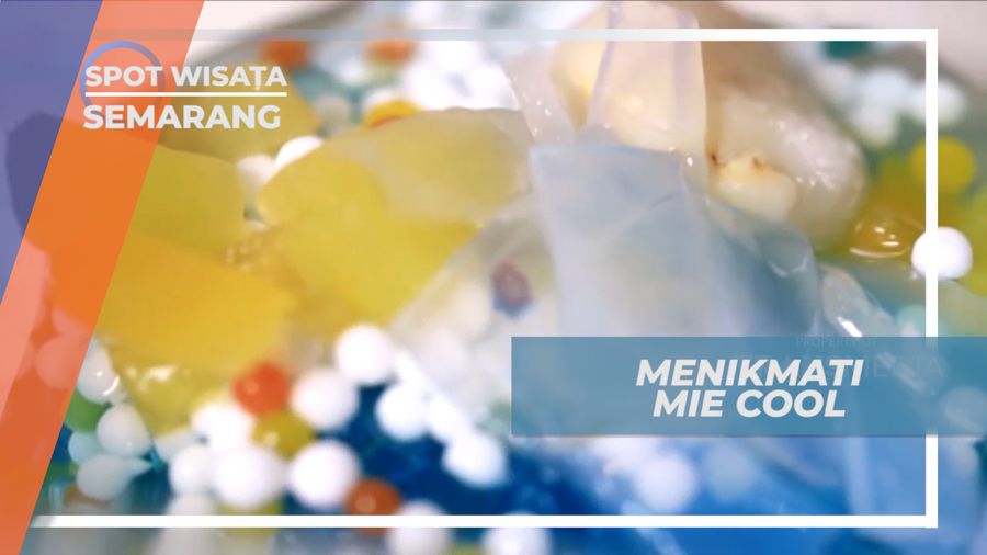 Mie Cool, Sensasi Menikmati Mie Warna-warni Berkuah Sirup yang Segar, Semarang