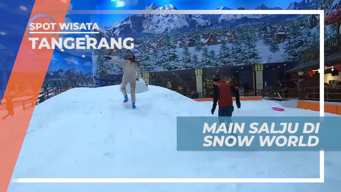 Serunya Merasakan Sensasi Dingin Salju di Trans Snow World, Tangerang