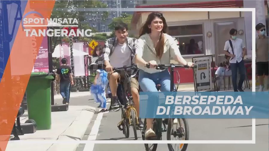 Berkeliling Taman Wisata Bernuansa Brodway Naik Sepeda, Tangerang