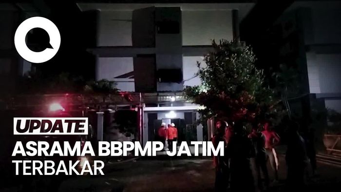 Asrama BBPMP Jatim Terbakar, 6 Korban Dilarikan ke Rumah Sakit