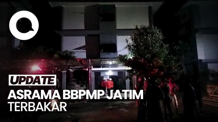 Asrama BBPMP Jatim Terbakar, 6 Korban Dilarikan ke Rumah Sakit