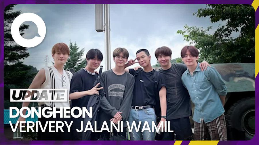 Anggota VERIVERY Antar Dongheon Wajib Militer
