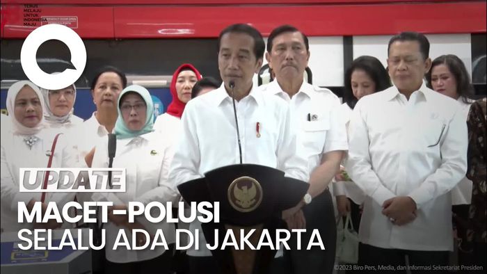 Alasan Jokowi Bangun LRT-MRT: Jakarta Selalu Masuk 10 Kota Termacet Dunia