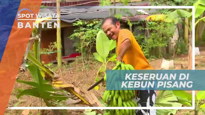 Seru-seruan Bermain di Kebun Pisang, Banten