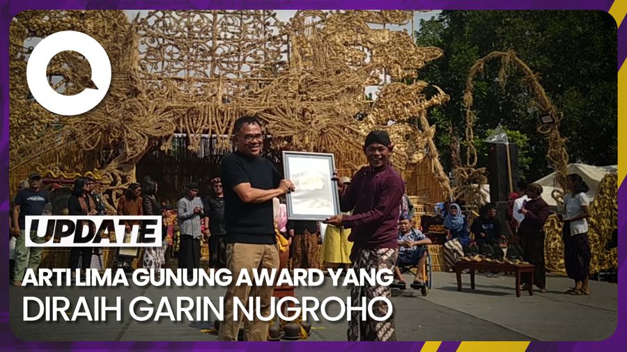 Momen Garin Nugroho Raih Penghargaan Lima Gunung Award