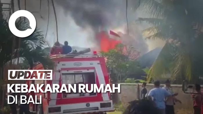 Rumah di Klungkung Bali Terbakar saat Ditinggal Pemilik Sembahyang
