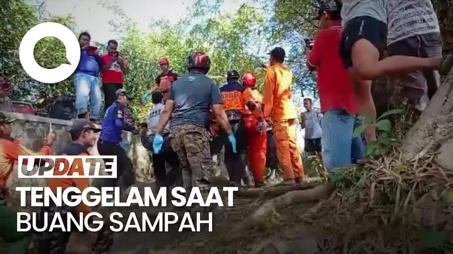 Penjual Tahu di Lumajang Tenggelam di Sungai saat Buang Sampah
