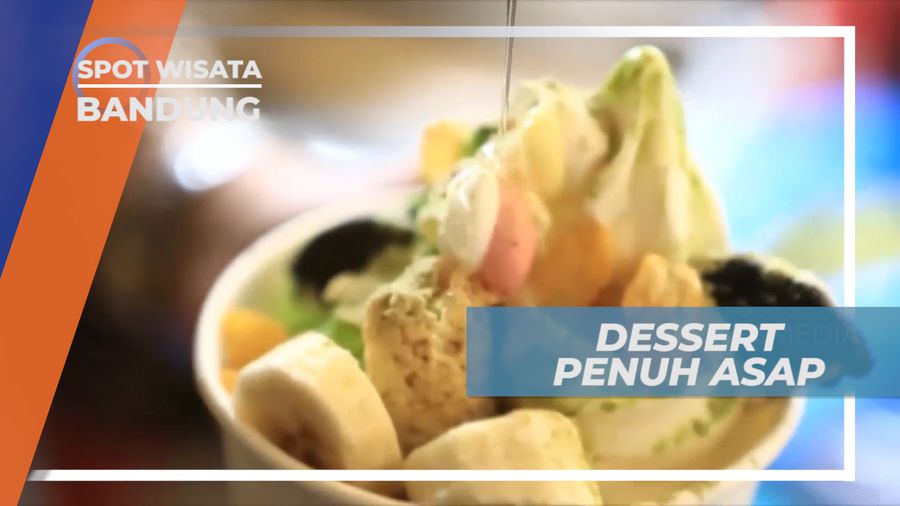 Manis Legit, Cita Rasa Es Krim Penuh Asap yang Menyegarkan, Bandung