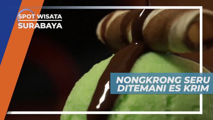 Nongkrong Santai Ditemani Eskrim Lezat di Kedai Legendaris Kota Pahlawan, Surabaya