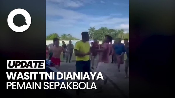Wasit TNI di Kaltara Dipukuli Pemain, Anggota Batalyon Turun Tangan