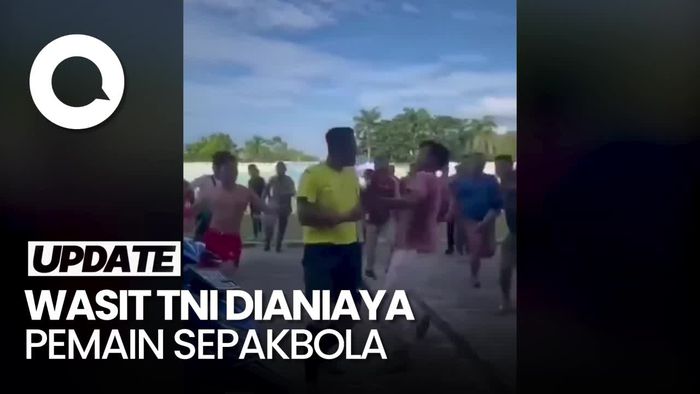 Wasit TNI di Kaltara Dipukuli Pemain, Anggota Batalyon Turun Tangan