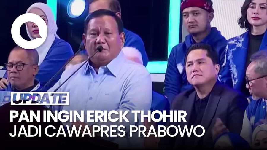 Gerindra Ungkap PAN Berharap Erick Thohir Jadi Cawapres Prabowo