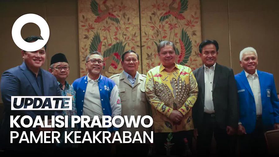 Akrabnya Koalisi Prabowo di HUT PAN hingga Terbit Nama Baru