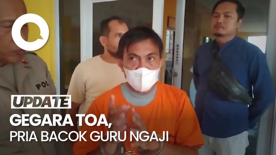 Emosi Pria di Batam Bacok Guru Tahfiz gegara Risih Suara Toa