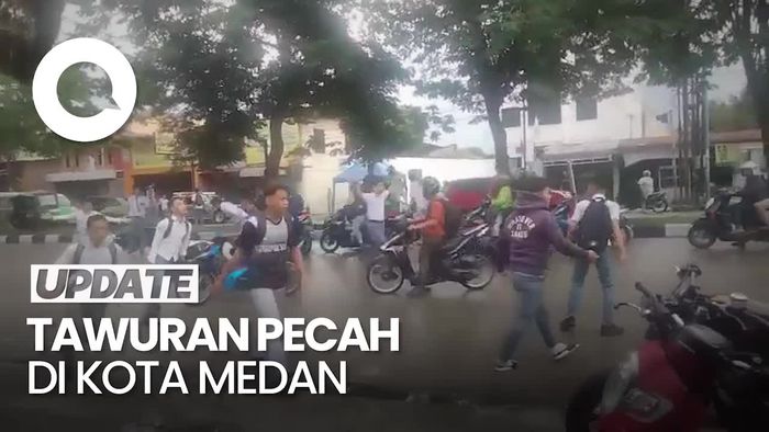 Tawuran Antarpelajar Bersajam Pecah di Medan, 3 Ditangkap-2 Terluka