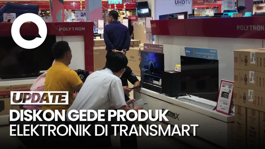 Beli TV di Transmart Full Day Sale, Pengunjung Ini Dapat Diskon 1,5 Jutaan