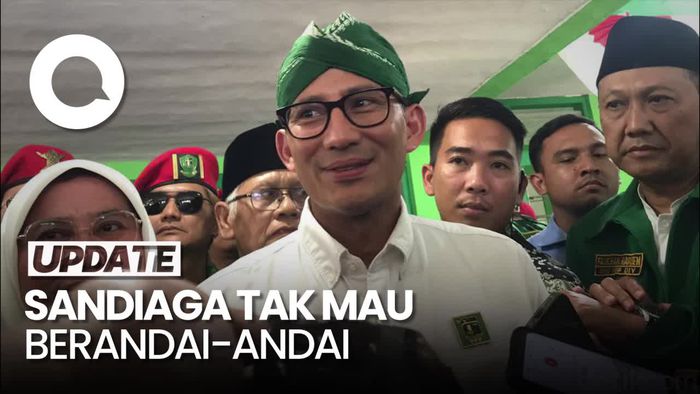 Begini Sikap Sandiaga Jika Tak Dipilih Jadi Cawapres Ganjar