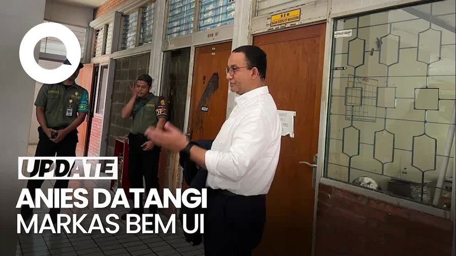 Anies Tiba-tiba ke Sekre BEM UI, Cari Undangan Debat tapi Markas Kosong