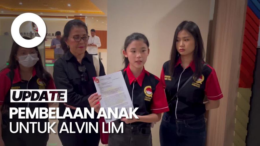 Anak Alvin Lim Sambangi Mabes Polri untuk Beri Undangan ke Kapolri
