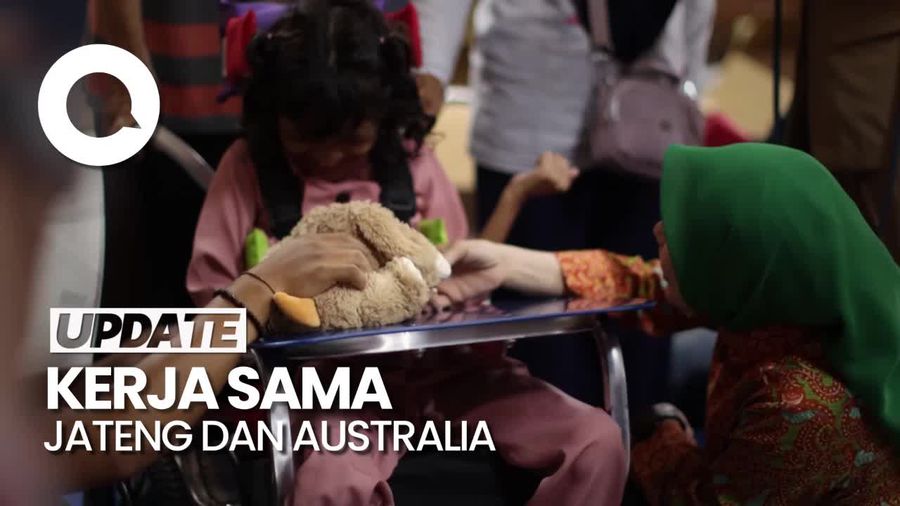Kerjasama Pemprov Jateng-Australia, 340 Kursi Roda Diberikan ke Anak Difabel