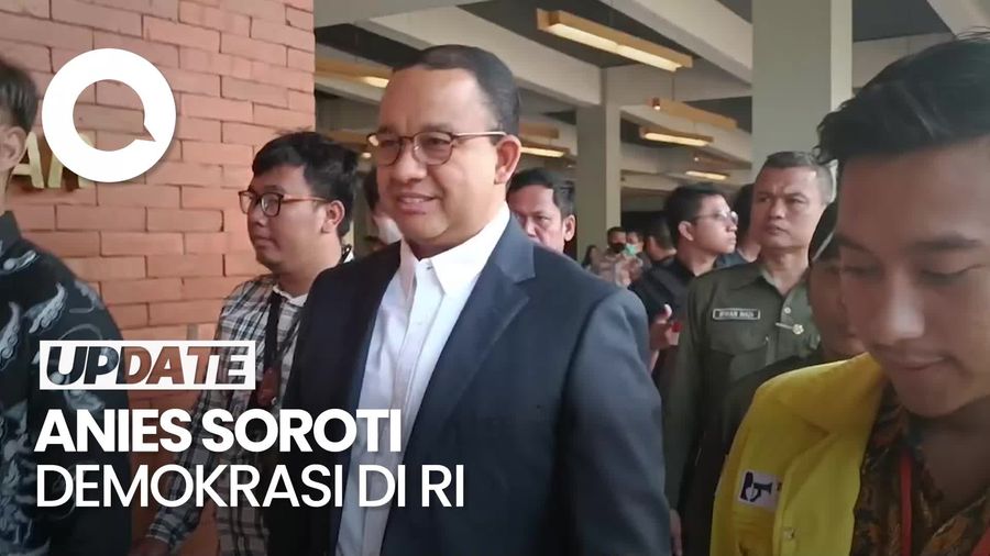 Anies Soroti Kualitas Demokrasi RI di Kuliah Kebangsaan UI