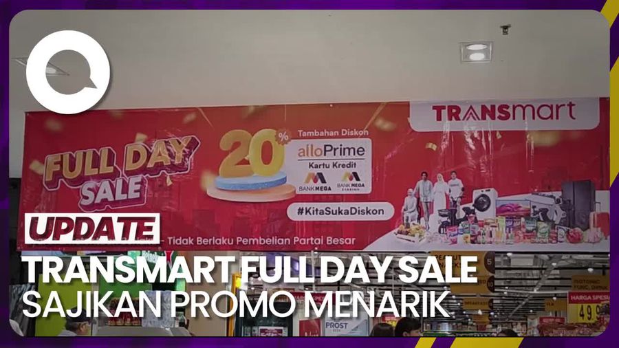 Waktunya Gajian! Yuk Belanja Murah di Transmart Full Day Sale