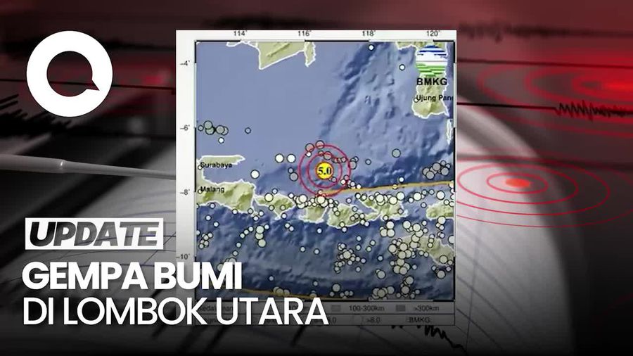 Gempa M 5 Guncang Lombok Utara, Warga Panik