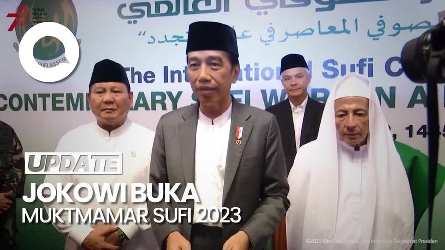 Jokowi Harap Muktamar Sufi Internasional Wujudkan Islam Moderat di RI