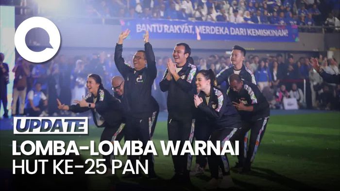 HUT ke-25 PAN Dipenuhi Perlombaan, Zulhas: Kita Bergembira Malam Ini