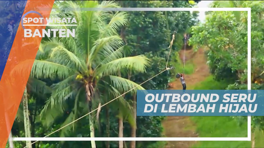 Seru-seruan Melatih Ketangkasan Bermain Outbound di Taman Wisata, Banten 
