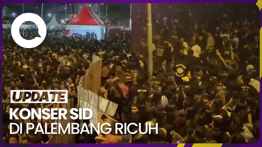 Ricuh! Konser SID di Palembang Dibubarkan Polisi