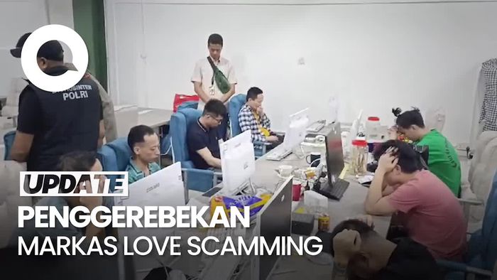 Momen Markas Love Scamming di Batam Digerebek, 88 WN China Ditangkap
