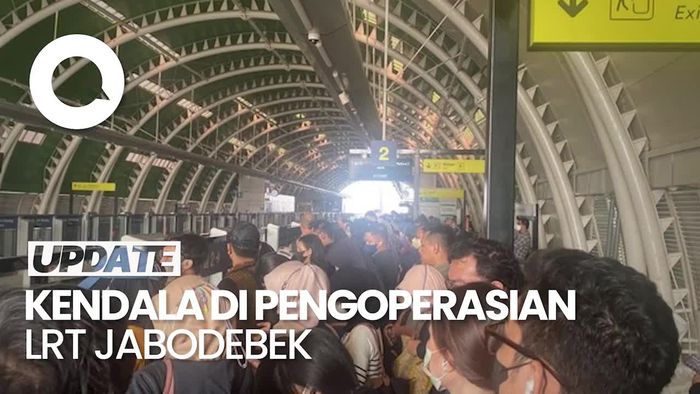 LRT Jabodebek Jalur Bekasi Alami Gangguan, Penumpang Tertahan
