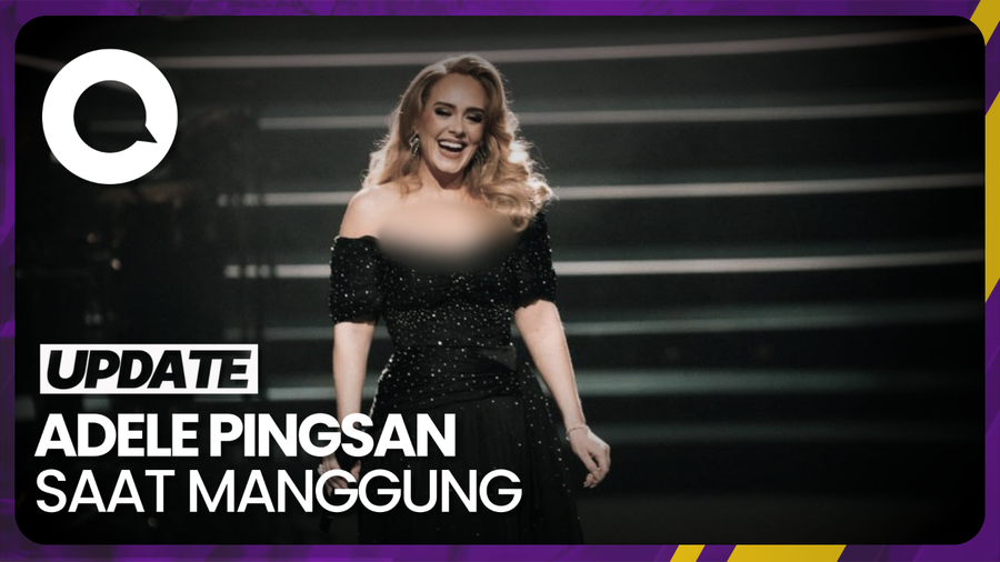 Adele Sempat Pingsan saat Manggung Gegara Nyeri Punggung
