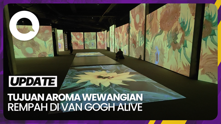 Sensasi Aroma Wewangian Rempah di Pameran Van Gogh Alive