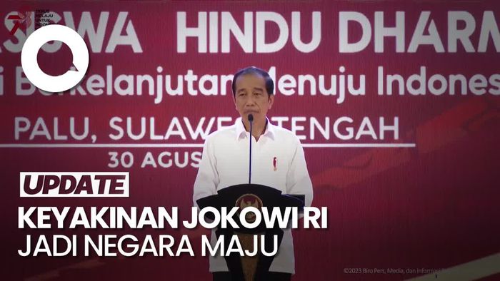 Jokowi Yakin RI Akan Jadi Negara Maju Jika Pemimpinnya Tak Penakut