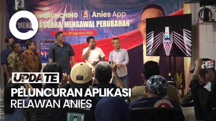 Relawan Anies Baswedan Luncurkan Aplikasi Anies.App