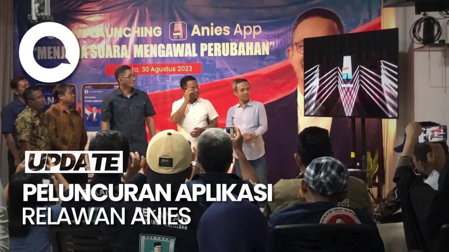 Relawan Anies Baswedan Luncurkan Aplikasi Anies.App