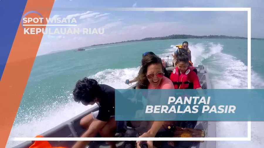 Perjalanan Menuju Pulau Beralas Pasir Kepulauan Riau
