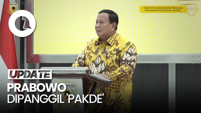 Prabowo Minta Dipanggil Pakde saat di Markas Golkar