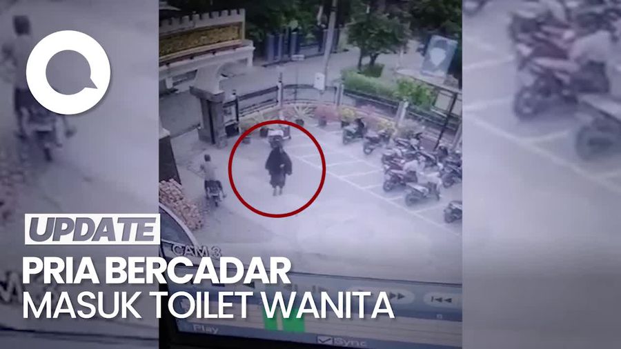 Pria di Jambi Nekat Pakai Cadar Demi Masuk Toilet Wanita