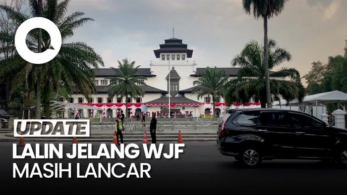 Jelang WJF, Lalin di Sekitar Stadion Siliwangi-Gedung Sate Ramai Lancar