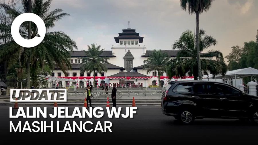 Jelang WJF, Lalin di Sekitar Stadion Siliwangi-Gedung Sate Ramai Lancar