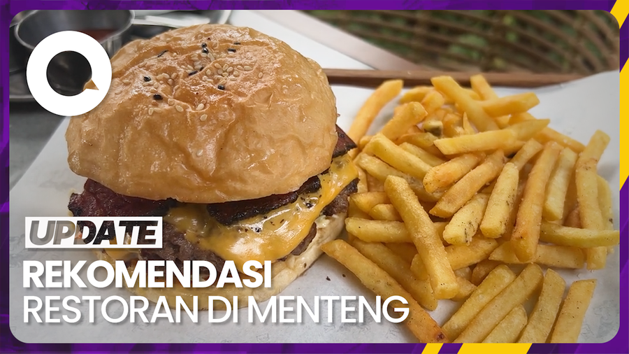 Bersantai Sambil Makan Burger Klasik Amerika di Menteng