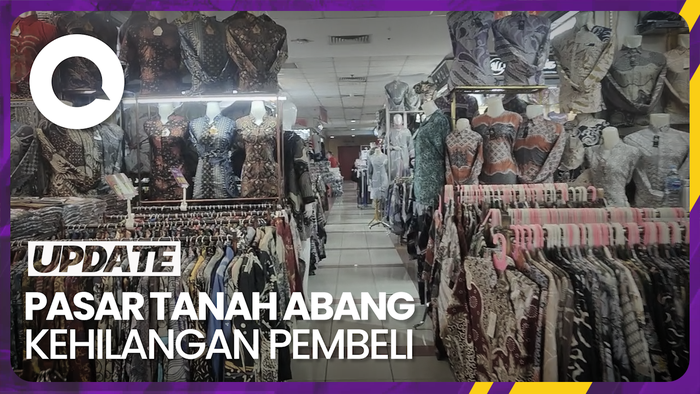 Pasar Tanah Abang Sepi Pembeli, Pedagang: Nggak Ada Orang Satu Pun