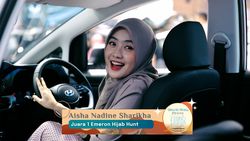 Selamat! Aisha Nadine Boyong Hyundai Stargazer