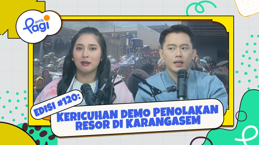 Kericuhan Demo Penolakan Resor di Karangasem