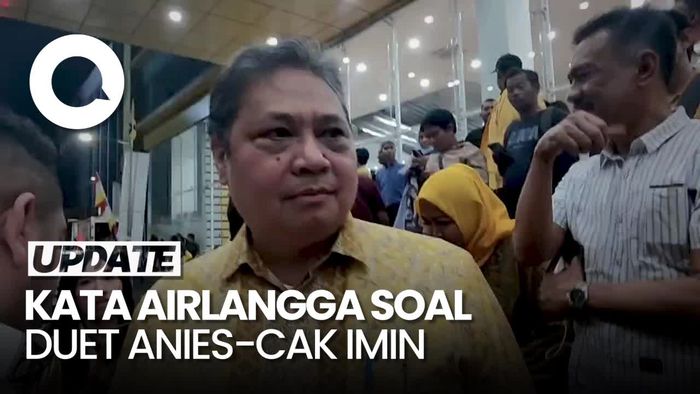 Airlangga Buka Suara Usai Demokrat Ungkap NasDem Usung Anies-Cak Imin