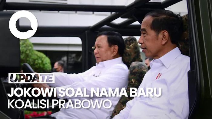 Jokowi Respons Prabowo Beri Nama Koalisi Indonesia Maju: Terserah Partai 
