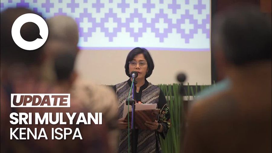 Suara Sri Mulyani Serak saat Rapat di DPR, Ngaku Derita ISPA